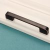 3 PCS 6613-160 Simple Cabinet Door Handle Drawer Wardrobe Zinc Alloy Handle (Black Red) - Image 2