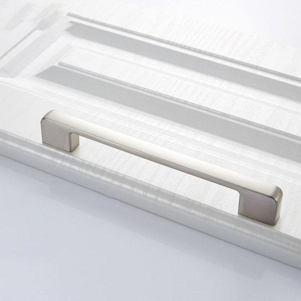 3 PCS 6613-160 Simple Cabinet Door Handle Drawer Wardrobe Zinc Alloy Handle (Brushed) - Image 2
