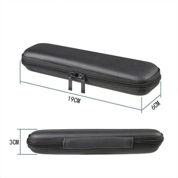 Multi-function Stationery Earphone Data Cable Storage Box Protective Bag (Black) - Image 3