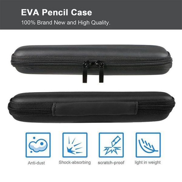 Multi-function Stationery Earphone Data Cable Storage Box Protective Bag (Black) - Image 6