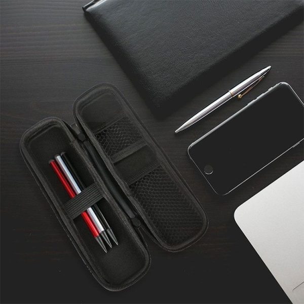 Multi-function Stationery Earphone Data Cable Storage Box Protective Bag (Black) - Image 8