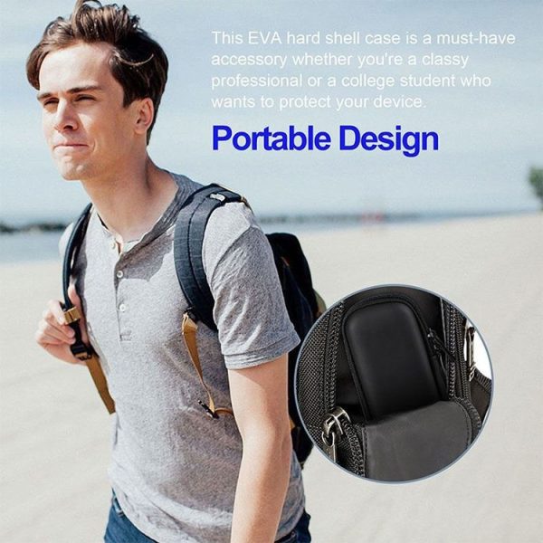Multi-function Stationery Earphone Data Cable Storage Box Protective Bag (Black) - Image 9