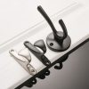 5 PCS Hook-01 Aluminum Alloy Wall Hanging Key Receiving Hanging Hook (Silver) - Image 7