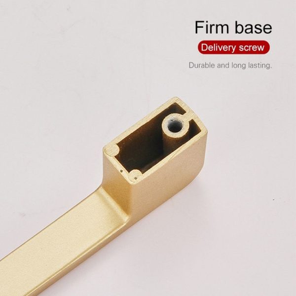5 PCS 6613_96 Zinc Alloy Closet Cabinet Handle Pitch: 96mm (Gold) - Image 4
