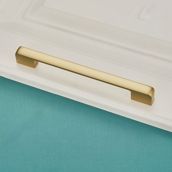 6613_320 Zinc Alloy Closet Cabinet Handle Pitch: 320mm (Gold) - Image 2