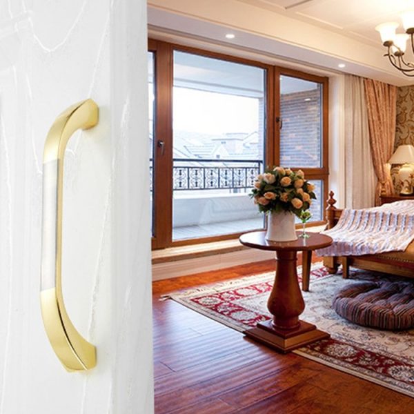 5 PCS 4003_96 Stainless Steel Closet Cabinet Handle Pitch: 96mm (Gold) - Image 7