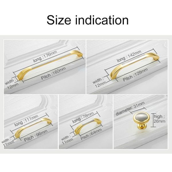 5 PCS 4003_96 Stainless Steel Closet Cabinet Handle Pitch: 96mm (Black) - Image 5
