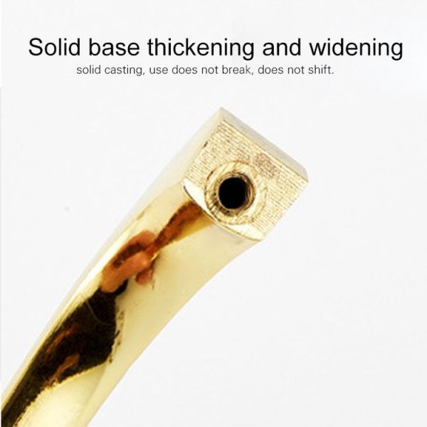 5 PCS 4003_128 Stainless Steel Closet Cabinet Handle Pitch: 128mm (Gold) - Image 4