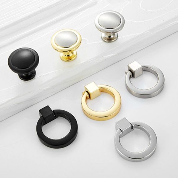 5 PCS 4201 Stainless Steel Single Hole Closet Cabinet Handle (Black) - Image 6