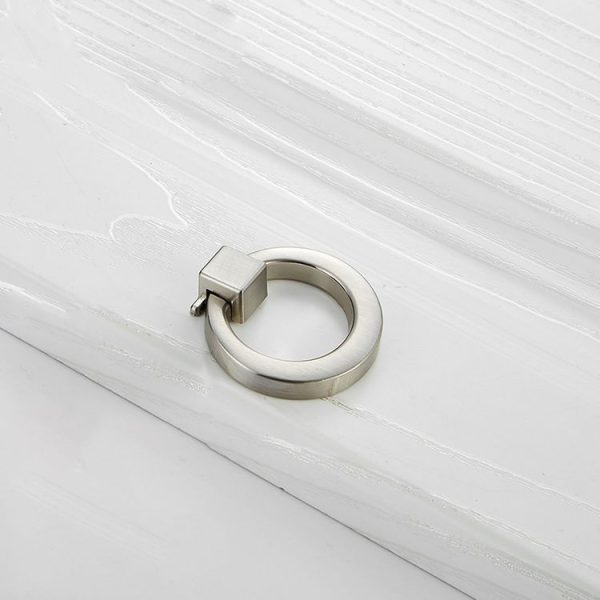 5 PCS 4201 Stainless Steel Single Hole Closet Cabinet Handle (Silver) - Image 2