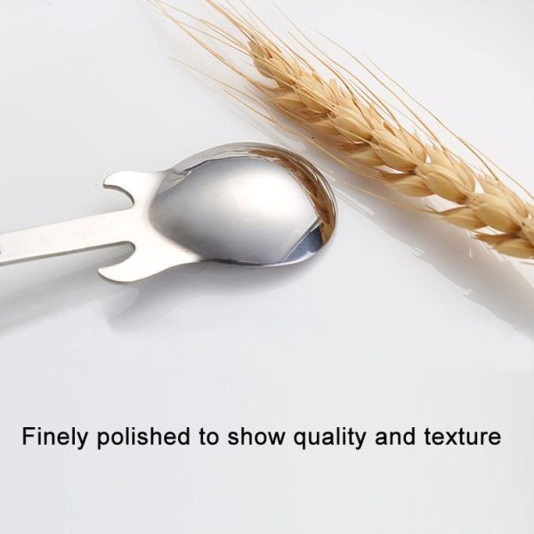 Creative Stainless Steel Guitar Shape Coffee Spoon Mixing Spoon (Colour) - Image 5