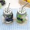 5pcs Reusable Stainless Steel Straight Drinking Straw + Cleaner Brush Set Kit, 266*6mm (Gold) - Image 6