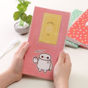 3 inch DIY Creativity Insert Type Baymax Pattern Mini Exquisite Photo Album