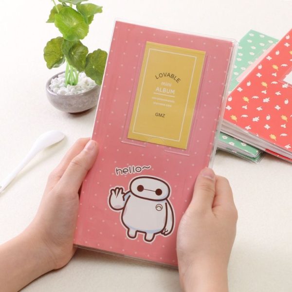 3 inch DIY Creativity Insert Type Baymax Pattern Mini Exquisite Photo Album - Image 2