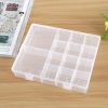 Plastic Organizer Container Storage Box 14 Slots Adjustable Divider Removable Grid Compartment for Jewelry Earring Fishing Hook Small Accessories - Image 2