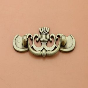 Bronze Zinc Alloy Wardrobe Medicine Cabinet Furniture Drawer Handle, Size: Small-30g (Light Brown)