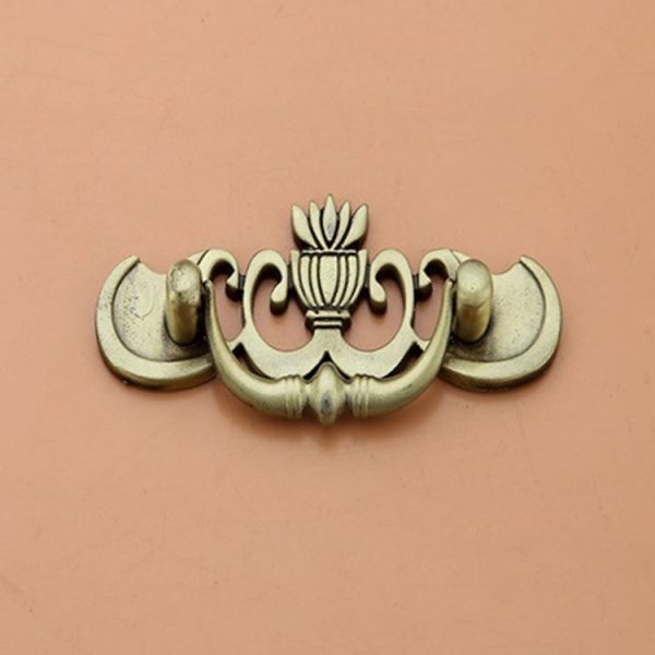 Bronze Zinc Alloy Wardrobe Medicine Cabinet Furniture Drawer Handle, Size: Small-30g (Light Brown)