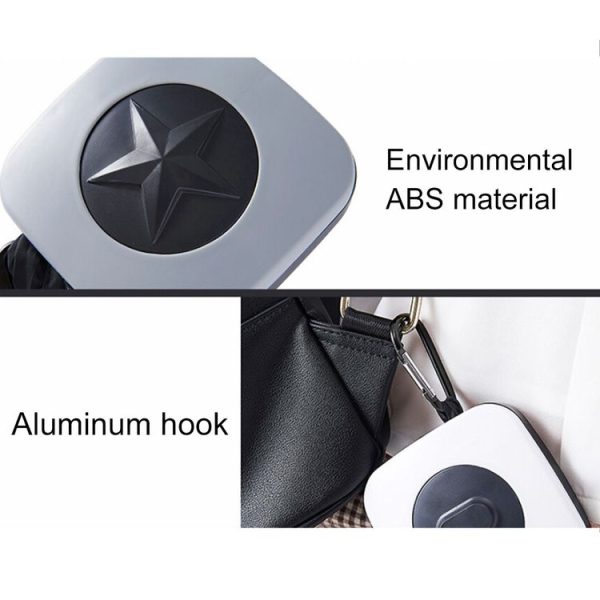 Creative Rotating Foldable Shopping Storage Bag Portable Large Capacity Eco-friendly Nylon Storage Bag, Random Pattern Delivery (Transparent) - Image 4