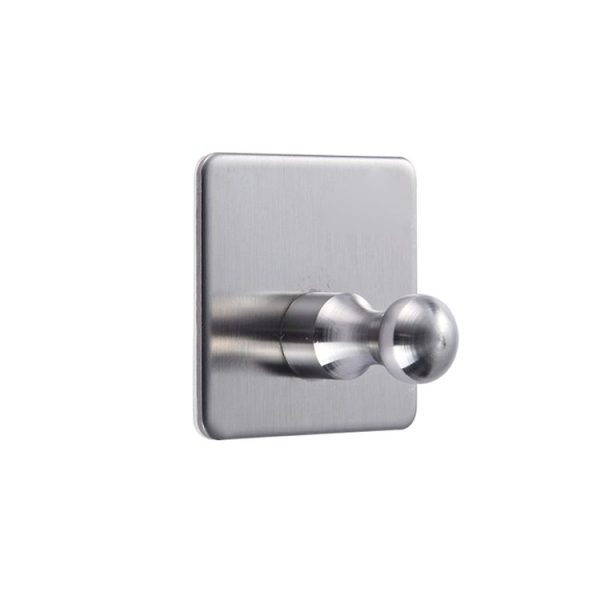 MYD-1034 Stainless Steel Hanger Bathroom Non-perforated Storage Clothes Hook - Image 2