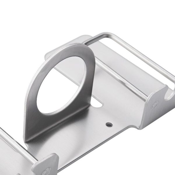 Stainless Steel Lovers Toothbrush Toothpaste Rack Bathroom Holder Storage Rack - Image 4