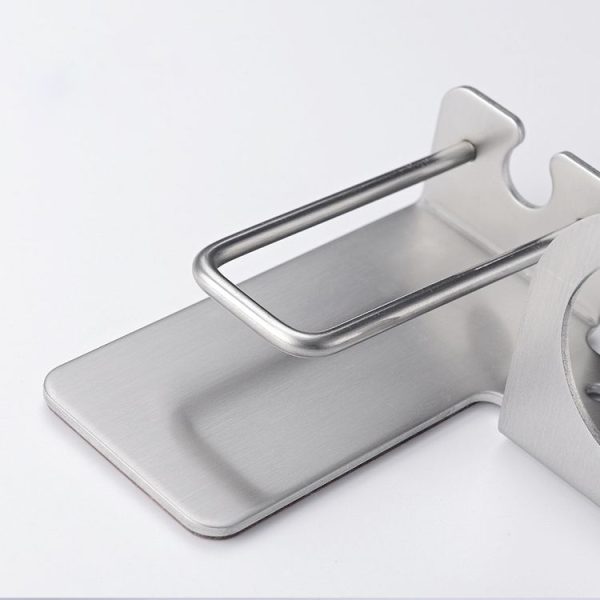 Stainless Steel Lovers Toothbrush Toothpaste Rack Bathroom Holder Storage Rack - Image 5