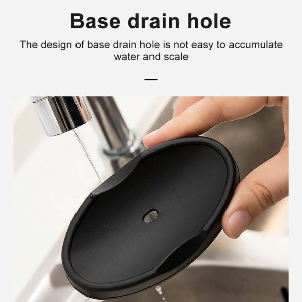 2 PCS Portable Cleaning Stainless Steel Oval Hand Soap Eliminating Odour Remover with Base, Random Style Delivery - Image 4