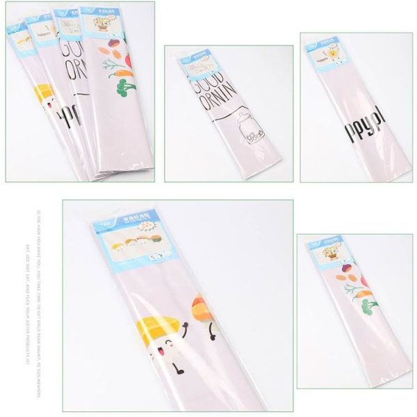 5 PCS Fruit Vegetable Pattern Household Kitchen Self-adhesive High Temperature Resistance Oil Resistant Wall Stickers Size: 60x90cm - Image 4