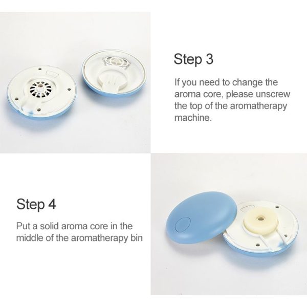 Original Xiaomi Youpin GF Portable Aromatherapy Diffuser Household Small Shell Shape Humidifier (Orange) - Image 5