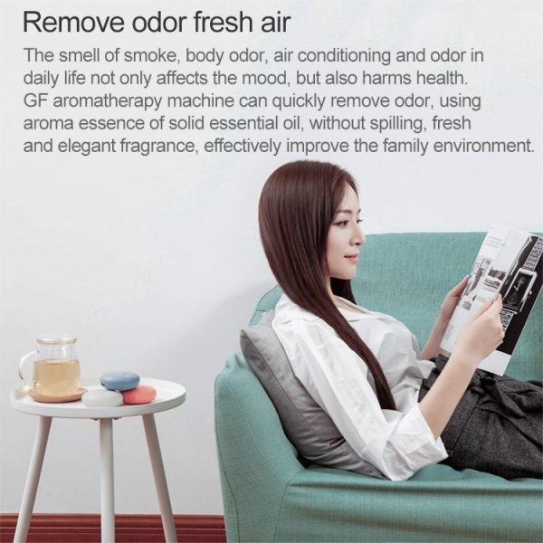 Original Xiaomi Youpin GF Portable Aromatherapy Diffuser Household Small Shell Shape Humidifier (Orange) - Image 9
