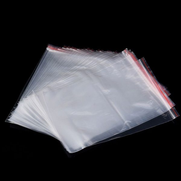 100pcs / pack PE Self Sealing Clear Zip Lock Packaging Bag, 4cm x 6cm, Custom Printing and Size are welcome - Image 2