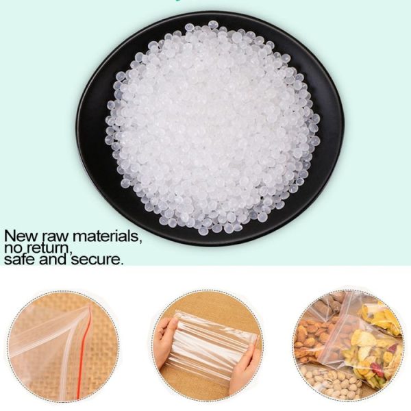 100pcs / pack PE Self Sealing Clear Zip Lock Packaging Bag, 4cm x 6cm, Custom Printing and Size are welcome - Image 4