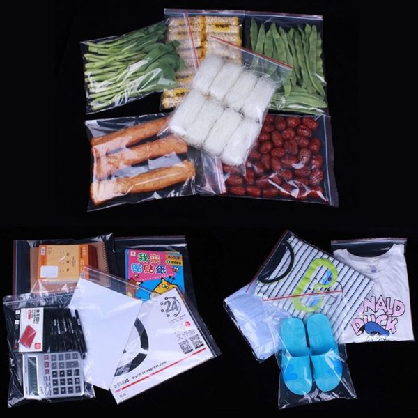 100pcs / pack PE Self Sealing Clear Zip Lock Packaging Bag, 10cm x 15cm, Custom Printing and Size are welcome - Image 6