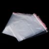 100pcs / pack PE Self Sealing Clear Zip Lock Packaging Bag, 12cm x 18cm, Custom Printing and Size are welcome - Image 2