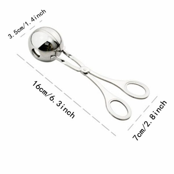 Stainless Steel Meatball Maker Stuffed Meatball Clip DIY Fish Meat Rice Ball Maker - Image 4