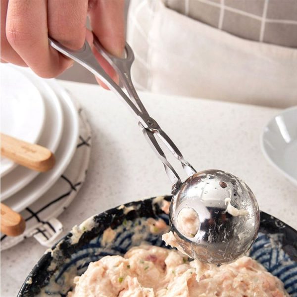 Stainless Steel Meatball Maker Stuffed Meatball Clip DIY Fish Meat Rice Ball Maker - Image 7
