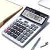 OSALO OS-1200V 12 Digits Desktop Calculator Solar Energy Dual Power Calculator - Image 2