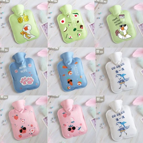 5 PCS Cartoon Warm Household Water Injection Hot Water Bag, Random Color Delivery, Size: S, 17x11cm - Image 8