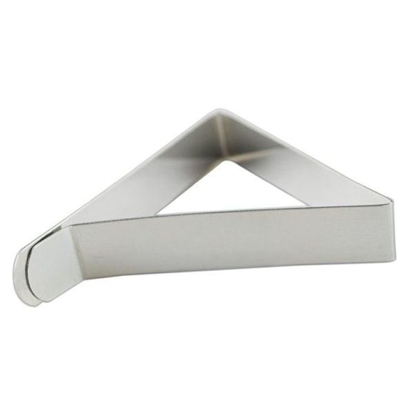 10 PCS Stainless Steel Tablecloth Clip Adjustable Triangle Clamp Holder - Image 4