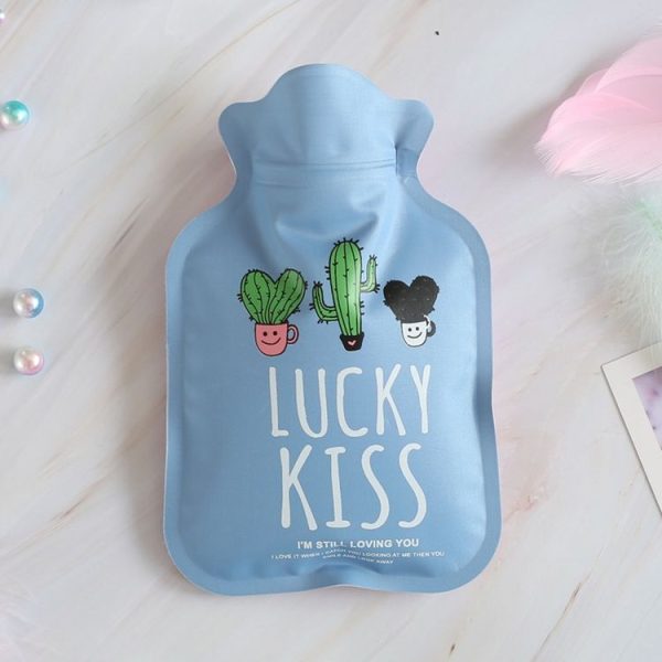 Cartoon Warm Safe Reliable PVC Household Water Injection Hot Water Bag, Size: S, 17x11cm - Image 2