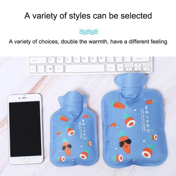 Cartoon Warm Safe Reliable PVC Household Water Injection Hot Water Bag, Size: S, 17x11cm - Image 3