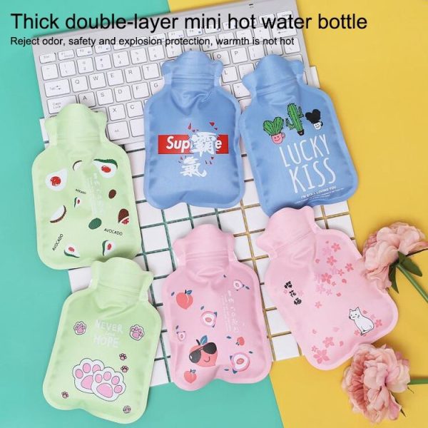 Cartoon Warm Safe Reliable PVC Household Water Injection Hot Water Bag, Size: S, 17x11cm - Image 5