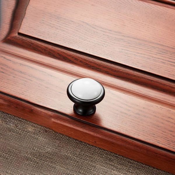 5 PCS 5089 Black and White Ceramic Closet Cabinet Handle - Image 2