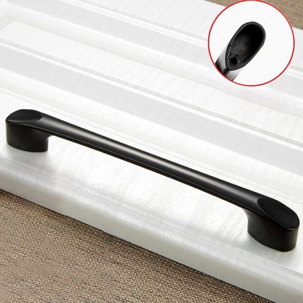 2 PCS 6225_192 Simple Zinc Alloy Closet Cabinet Handle Pitch: 192mm - Image 2