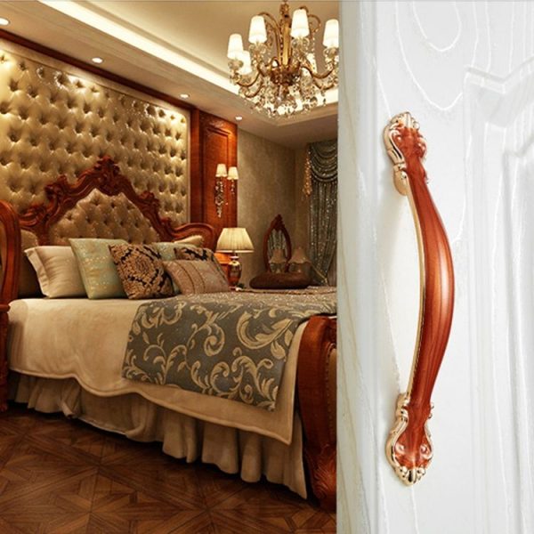 5 PCS 6032A_96 Red Amber Paint Closet Cabinet Handle Pitch: 96mm - Image 5