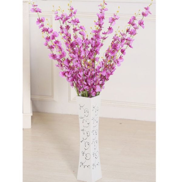Home Wedding Party Decor Silk Orchid DIY Artificial Flower Phalaenopsis Bouquets, Random Color Delivery - Image 4