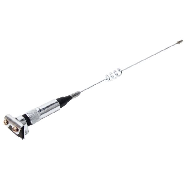 Universal Car Decoration Extensile Aerial Clip Side Car Modified To Remove Static Electricity Aerial, Length: 41cm (Silver) - Image 2