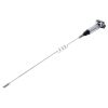 Universal Car Decoration Extensile Aerial Clip Side Car Modified To Remove Static Electricity Aerial, Length: 41cm (Silver) - Image 3