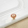 5 PCS 6041 Large Single Hole Red Amber Paint Closet Cabinet Handle Diameter: 30mm - Image 2