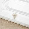 5 PCS 6041 Large Single Hole Ivory White Zinc Alloy Simple Closet Cabinet Handle Length: 30mm - Image 2