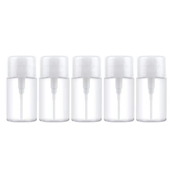 Portable Liquid Push Down Pump Dispenser Bottle Empty Plastic Bottle Container, 100ml - Image 2
